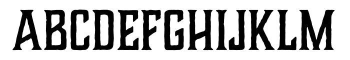 Charcuterie Engraved Regular Font UPPERCASE