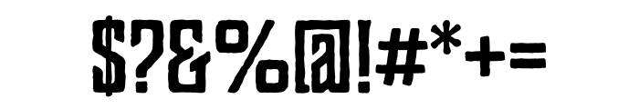 Charcuterie Sans Regular Font OTHER CHARS