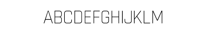 Chathura Extra Light Font UPPERCASE