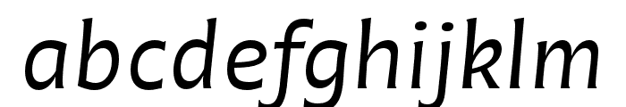Chercan Italic Font LOWERCASE
