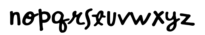Chinchilla Regular Font LOWERCASE