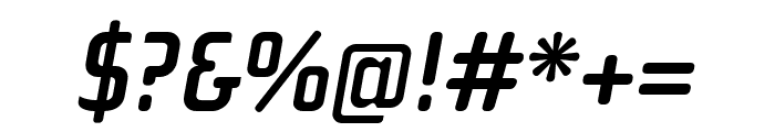 Cholla Slab OT Bold Oblique Font OTHER CHARS