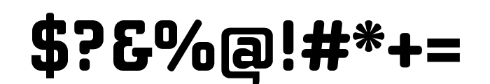 Cholla Slab OT Ultra Bold Font OTHER CHARS