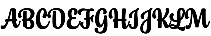 Chonky Regular Font UPPERCASE