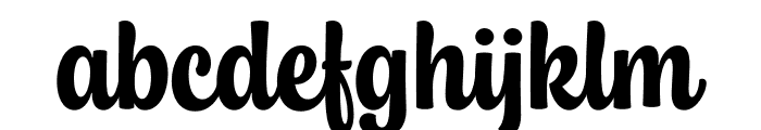 Chonky Regular Font LOWERCASE