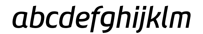 Chypre Ext Medium Italic Font LOWERCASE