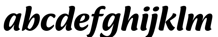 Ciabatta SemiBold Italic Font LOWERCASE