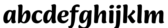 Ciabatta SemiBold Font LOWERCASE