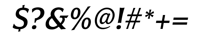 Civane Ext Medium Italic Font OTHER CHARS
