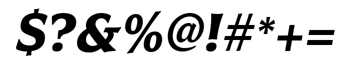 Civane Norm Bold Italic Font OTHER CHARS