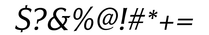 Civane Norm Regular Italic Font OTHER CHARS