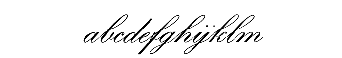 Classic Script MN Regular Font LOWERCASE