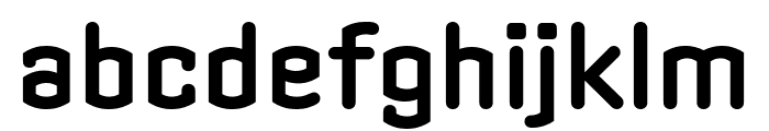 Clicker Condensed Semi Bold Font LOWERCASE