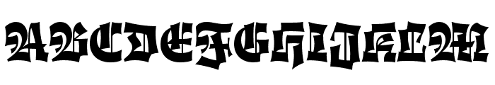 Cloisterfuch Regular Font UPPERCASE