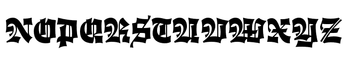 Cloisterfuch Regular Font UPPERCASE