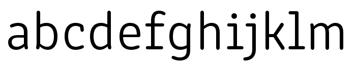 Clone Rounded Latin Light Font LOWERCASE
