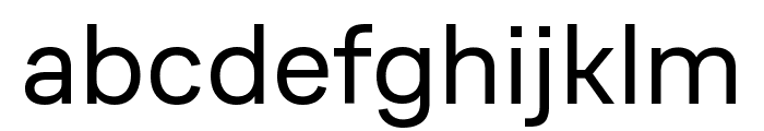 CoFo Sans VF Regular Font LOWERCASE