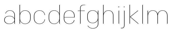 Colfax Light Font LOWERCASE