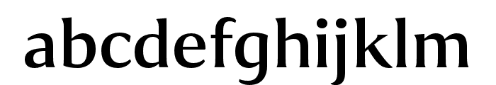 Collier Compressed Regular Font LOWERCASE