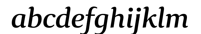 Collier Condensed Italic Font LOWERCASE