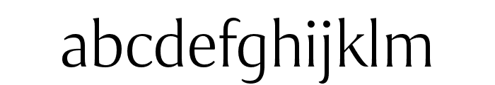 Collier Condensed Thin Font LOWERCASE