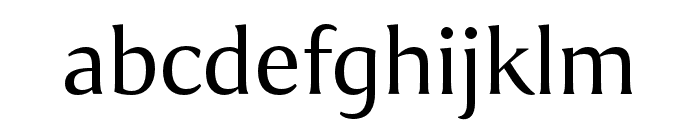 Collier Extended Regular Font LOWERCASE