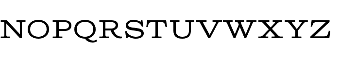Columbia Titling Standard Font UPPERCASE