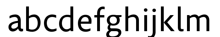 Comenia Sans Regular Font LOWERCASE