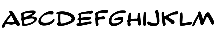 Comicstrip MN Regular Font LOWERCASE