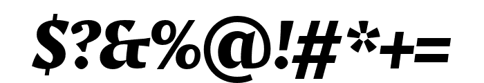 Comma Base Black Italic Font OTHER CHARS