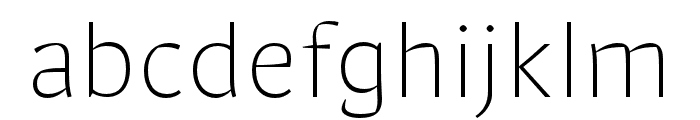 Comma Base Light Font LOWERCASE