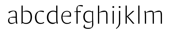 Comma Base Thin Font LOWERCASE
