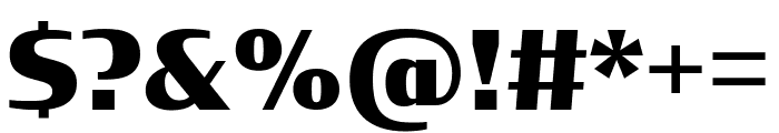 CondorComp Black Font OTHER CHARS