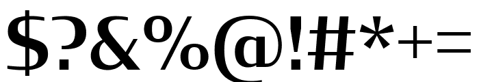CondorComp Medium Font OTHER CHARS