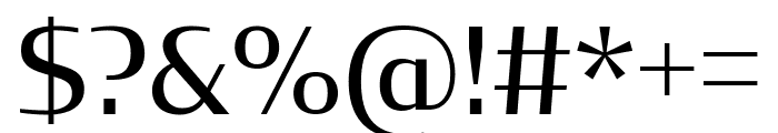 CondorComp Regular Font OTHER CHARS
