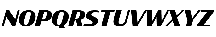 CondorWide Black Italic Font UPPERCASE