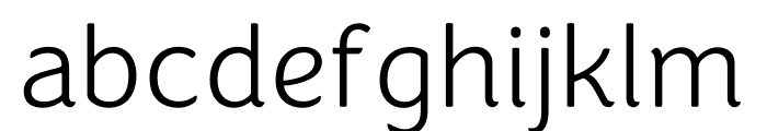 Congenial ExtraLight Font LOWERCASE