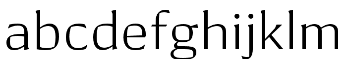 Conglomerate Light Font LOWERCASE