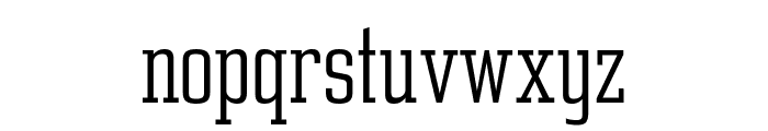 Constructa ExtraLight Font LOWERCASE