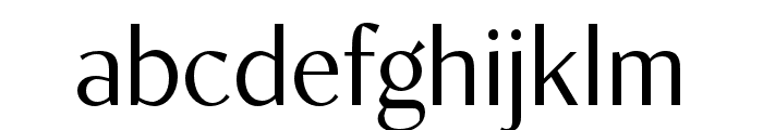 Contralto Big Light Font LOWERCASE