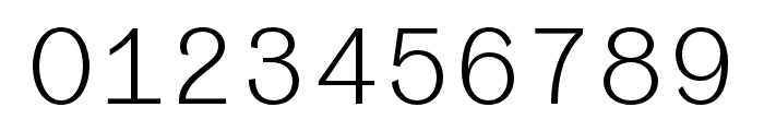 Coordinates Light Font OTHER CHARS