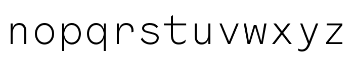 Coordinates Light Font LOWERCASE