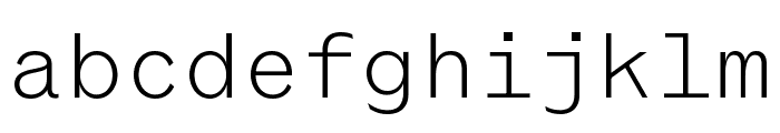 Coordinates Variable Light Font LOWERCASE