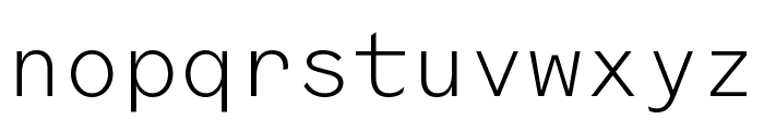 Coordinates Variable Light Font LOWERCASE