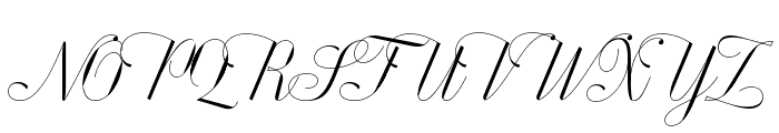 Copperscript Variable Font UPPERCASE