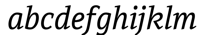 Cordale Italic Font LOWERCASE