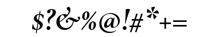 Cormorant Garamond Bold Italic Font OTHER CHARS