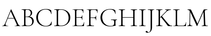 Cormorant Garamond Light Font UPPERCASE
