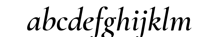Cormorant Garamond SemiBold Italic Font LOWERCASE