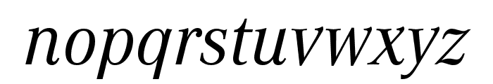 Corporate A Condensed Regular Italic Font LOWERCASE